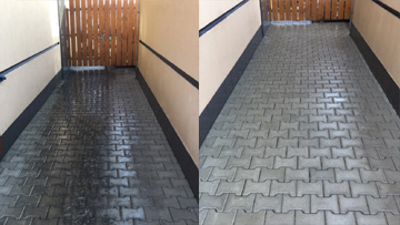 Čištění vnitřní i venkovní dlažby
