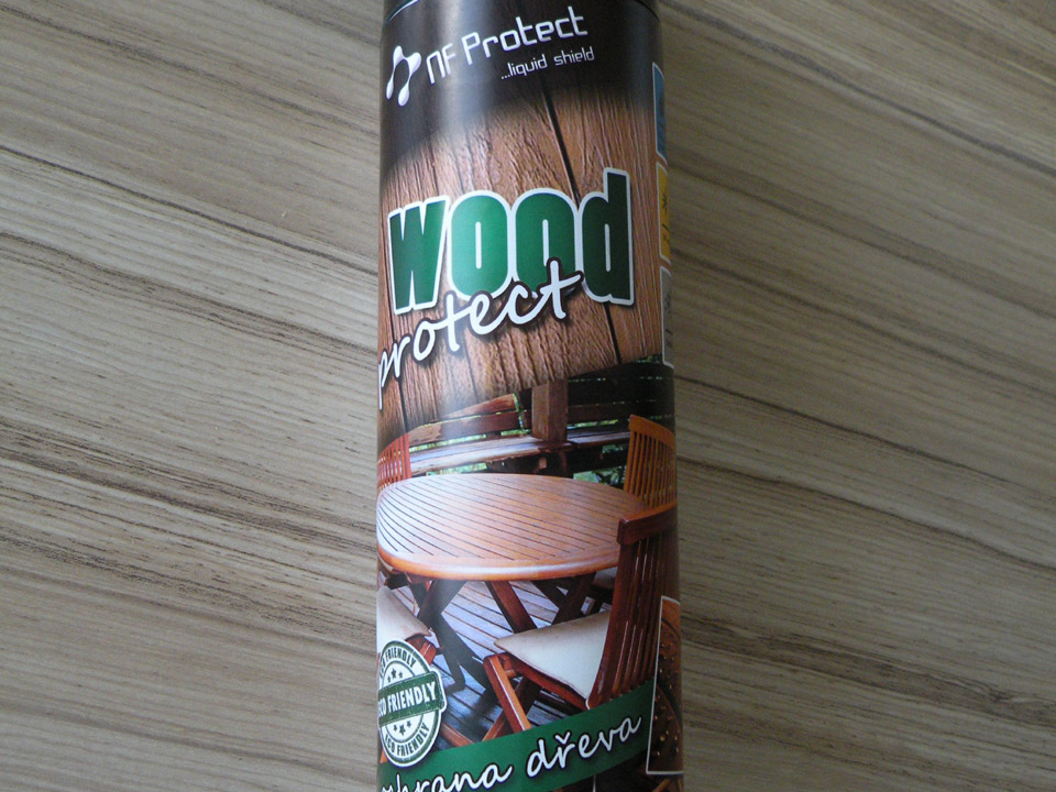 Hydrofobní nano ochrana dřeva